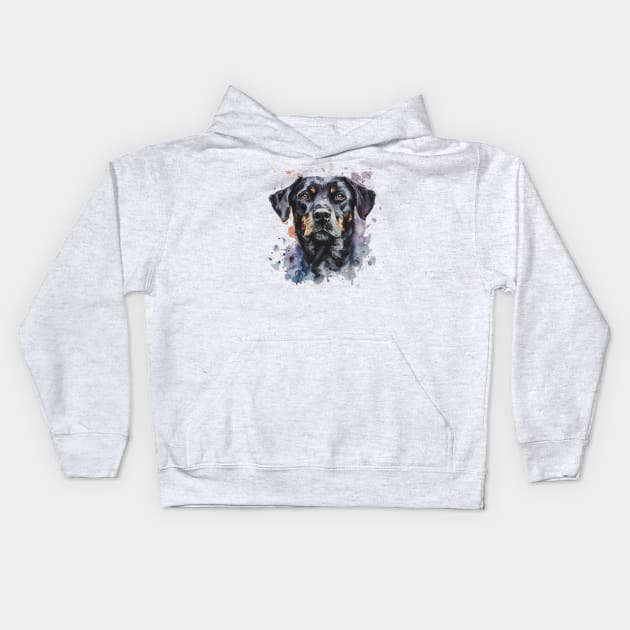 dog Kids Hoodie by boxermaniac